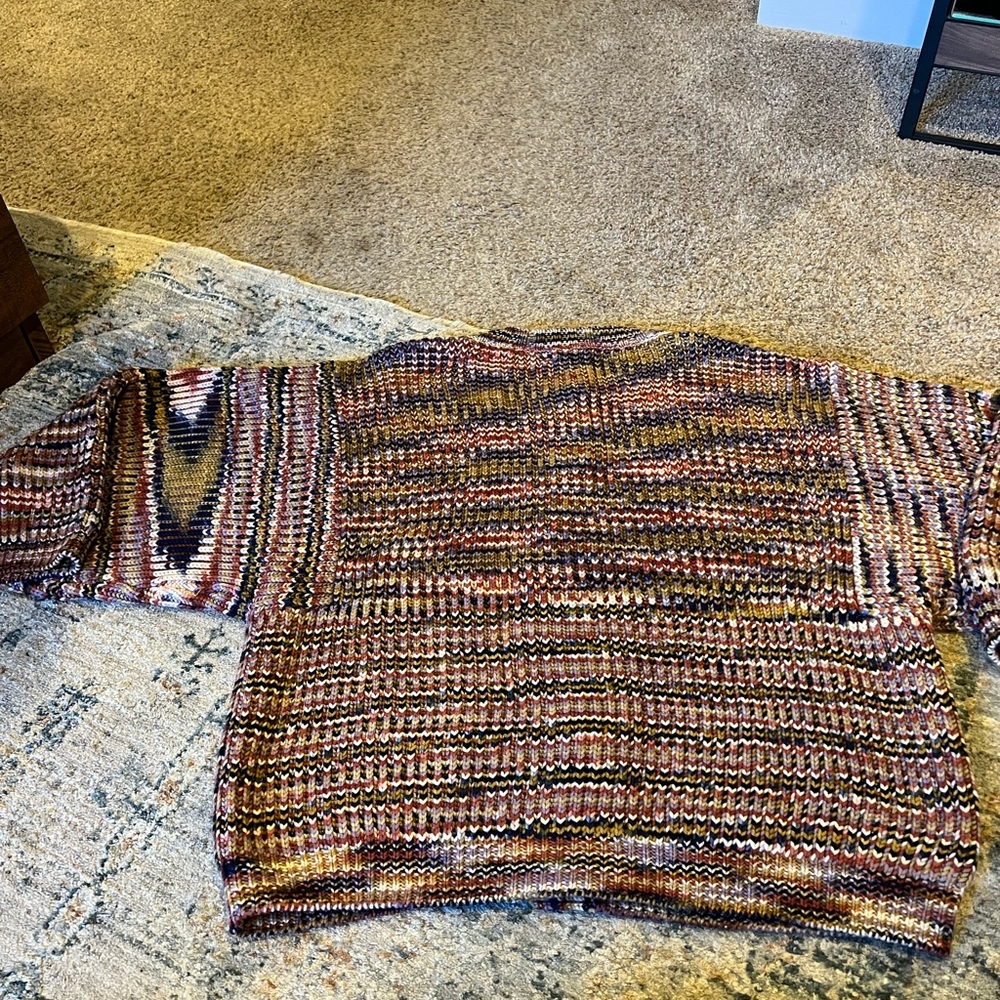 SOLD EUC Misha & Puff Solstice Spacedye Cardigan M/L - Picture 4 of 9